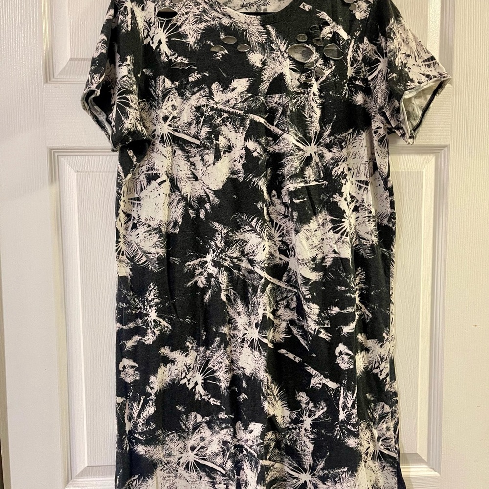Lovesick Monochrome Artistic Print Top